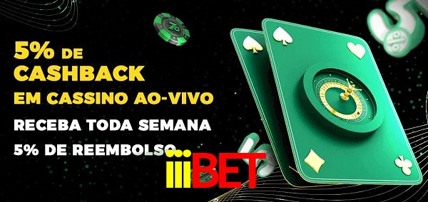Promoções do cassino ao Vivo iiibet
